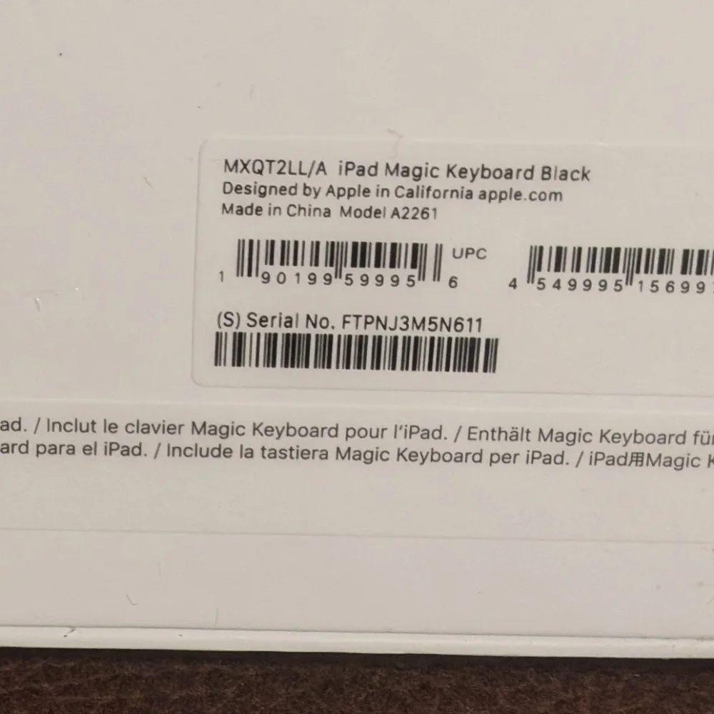 Apple Magic Keyboard for iPad - Elegant Black
